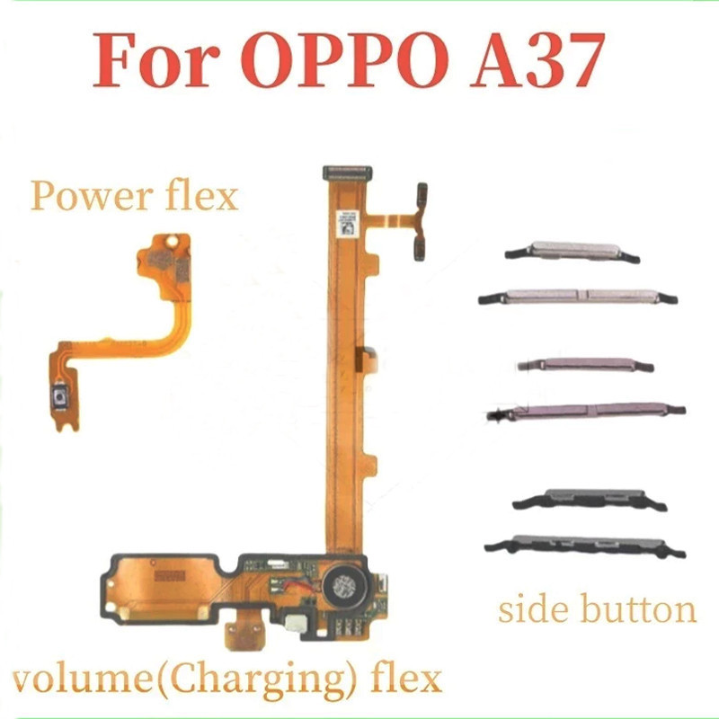 ปุ่มปรับระดับเสียงไฟ Flex สําหรับ OPPO A37 บนปุ่มปรับระดับเสียงสายเคเบิล Flex