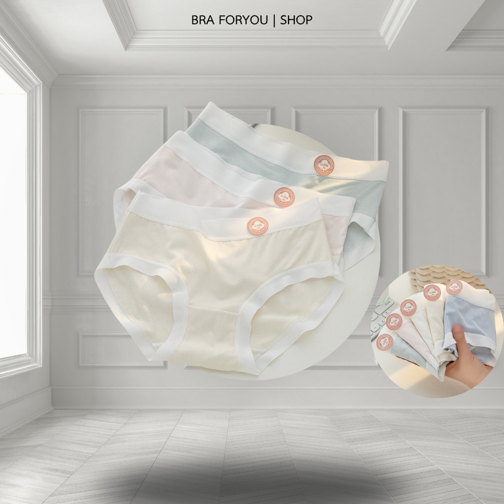 Bra Foryou กางเกงในสตรีสไตล์ญี่ปุ่นน่ารักๆ แบบบาง ผ้านุ่มสวมใส่สบาย ปกป้องแบคทีเรีย (7A) WOMEN ชุดชั้นในแฟชั่นสตรี