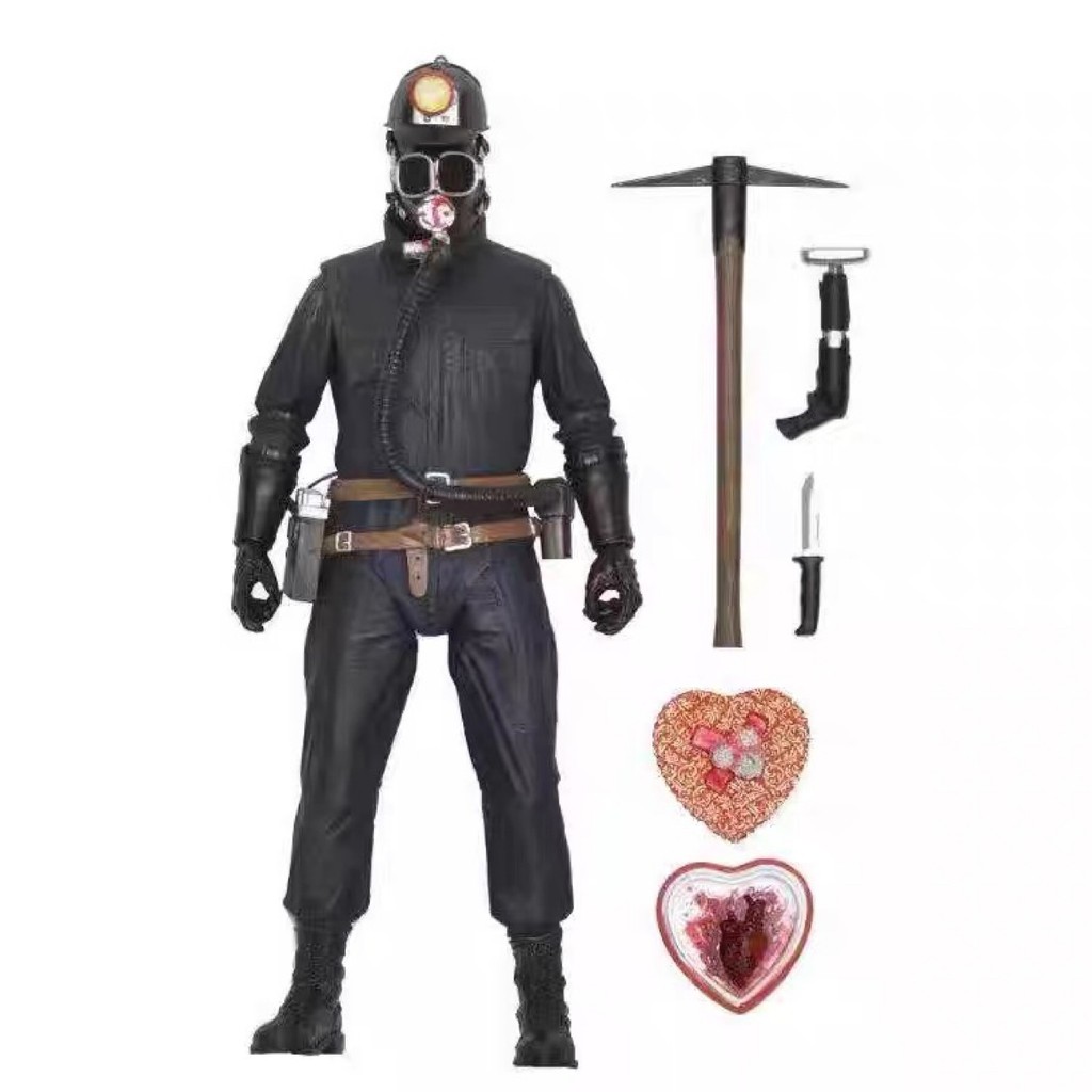 NECA Movie My Bloody Valentine Miner Ultimate 7-Inch Poseable Action Figure Model Special Edition 20