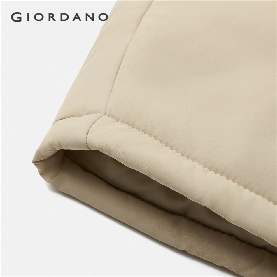 GIORDANO جاكيت نسائي مبطن بقبعة وسحاب — صورة 7
