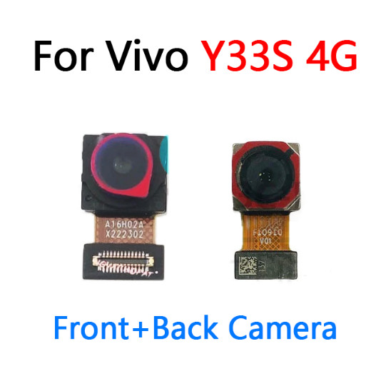 สําหรับ Vivo Y33s 4G กล้องด้านหน้า Facing ด้านหลังด้านหลังกล้องหลัก Flex Cable Replacement