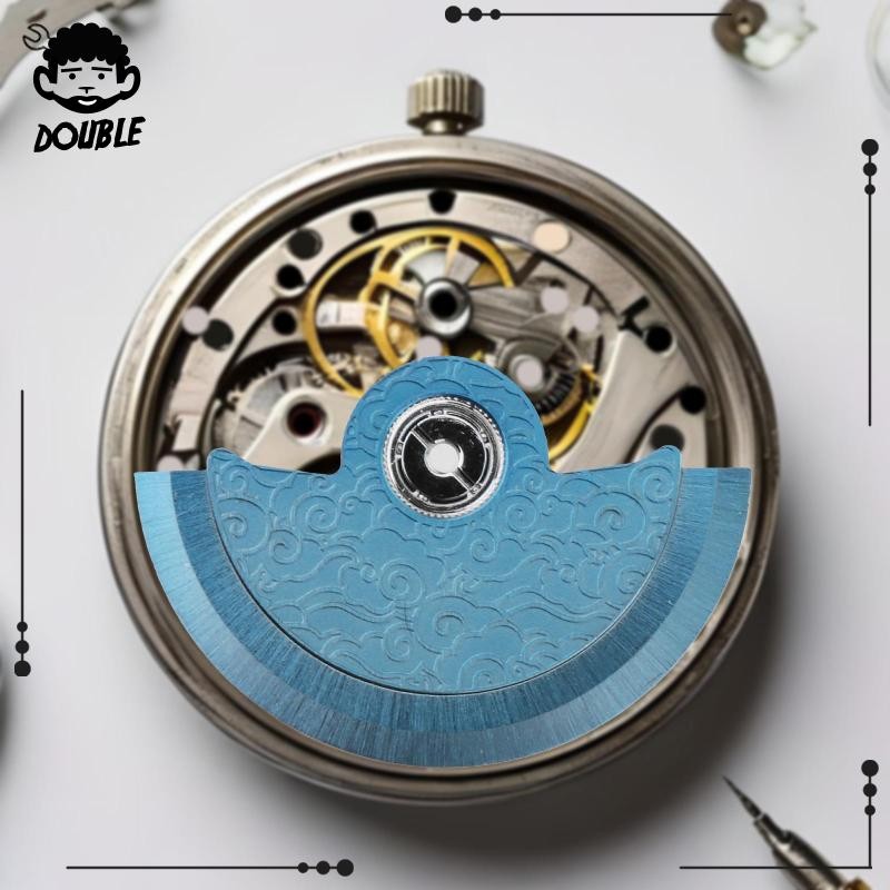 [Tisity] อัตโนมัตินาฬิกากลไกโรเตอร์อะไหล่เปลี่ยนสิ่งที่แนบมา Cloud ตกแต่งสําหรับ 6R35 6R36 7S36 Jewe