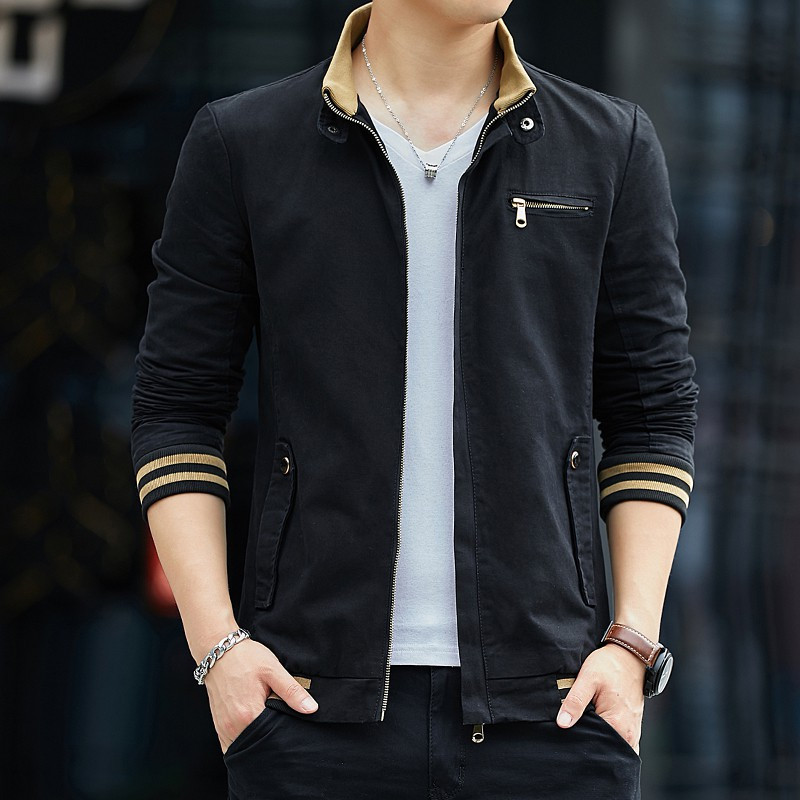 ท้องถิ่นการจัดส่ง Jaket Lelaki เสื้อแจ็คเก็ตผู้ชาย Baju Sejuk Lelaki คุณภาพดีผ้าฝ้ายผู้ชายแจ็คเก็ต J