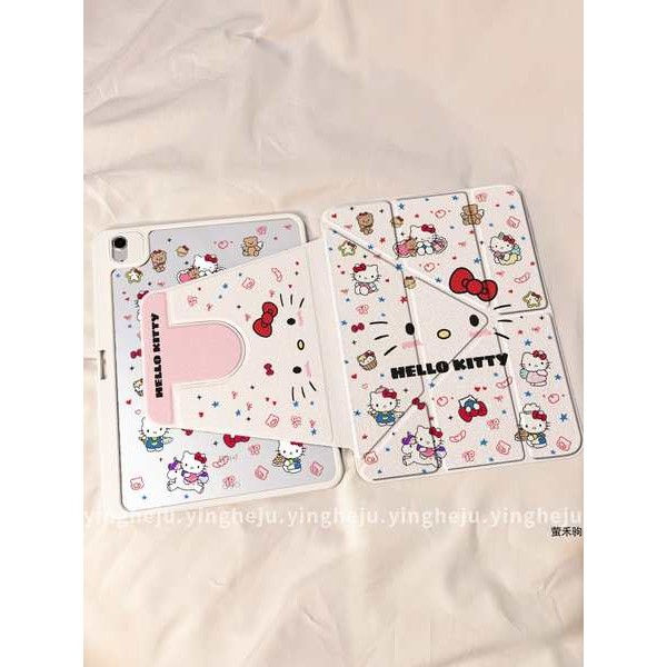 zugu case ipad กรณี iPad [720 ° หมุน] เหมาะสำหรับ ipadpro11นิ้ว Y-พับฝาครอบป้องกัน air7แนวนอนและแนวต