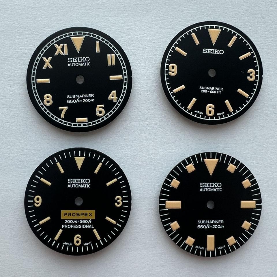 Retro Middle East Dial 28.5 มม.ปรับให้เข้ากับญี่ปุ่น NH35/36 การเคลื่อนไหวอื่นๆสี่ประเภท 9