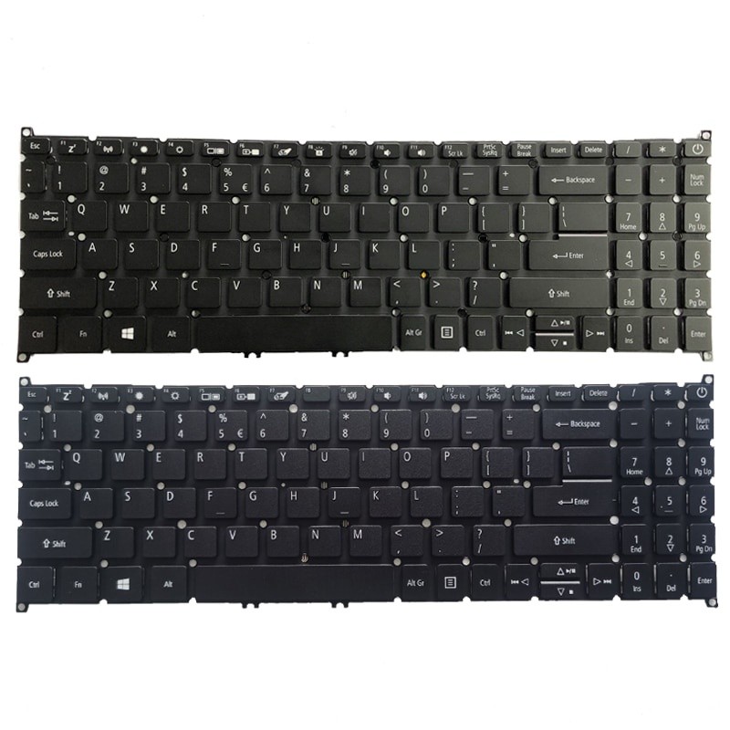 US แป้นพิมพ์แล็ปท็อปสําหรับ Acer Aspire 3 A315-42 A315-42G A315-42-R96C A315-54 A315-54G A315-55 A31