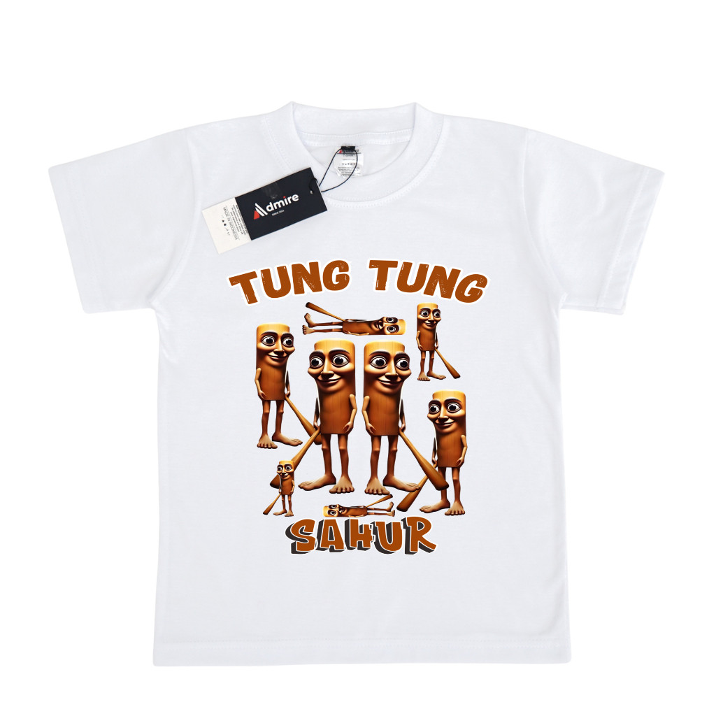 (FREE NAME) เสื้อยืด CHILDRENS TUNG TUNG SAHUR CHILDRENS TUNG TUNG TUNG SAHUR