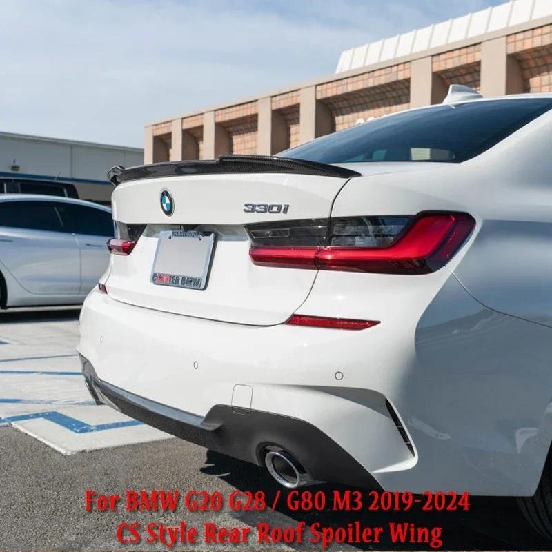 สําหรับ BMW G20 G28 & G80 M3 2019-2024 CS สไตล์ด้านหลัง Boot Lip สปอยเลอร์ 318i 320i 330i M340i รถด้