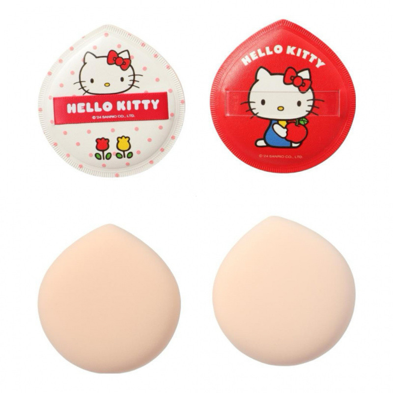 MINISO Hello Kitty ขนาดใหญ่พิเศษ Marshmallow Air Cushion แป้งพัฟ DonT Eat Powder นุ่มและง่ายต่อการยิงเมื่อคุณใส่แป้งพัฟแต่งหน้า - รูปที่ 7