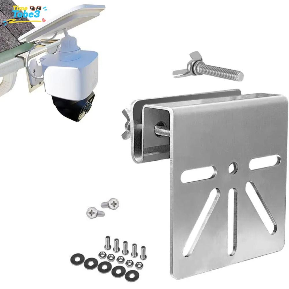 TOBE3 Gutter Bracket, Wall Mount Gutter Mount Wall Mount Bracket,โลหะช่อง Mount Camera Holder สําหรั