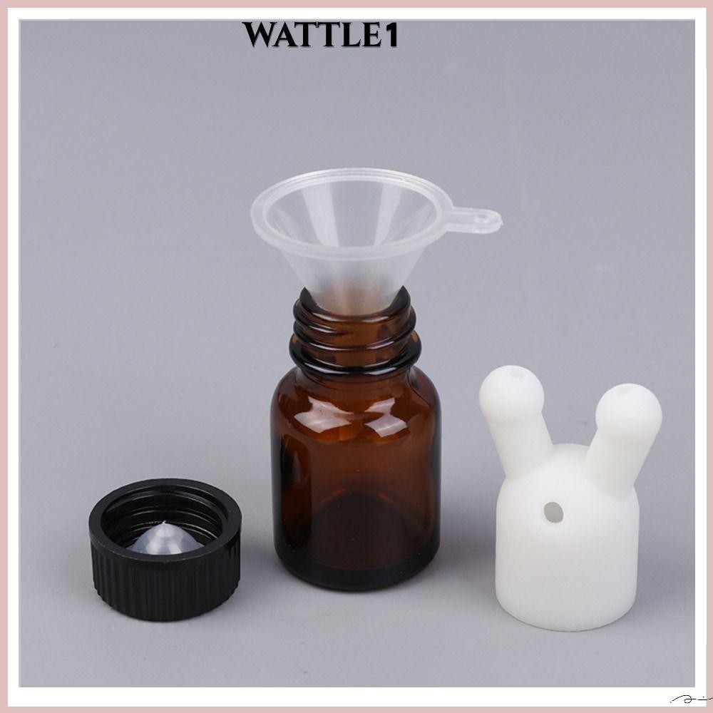 WATTLE น้ําหอม Inhaler, Mini Double Hole Essential Oil Inhaler Cap, ป้องกันการรั่วซึมพลาสติกน้ํามันห
