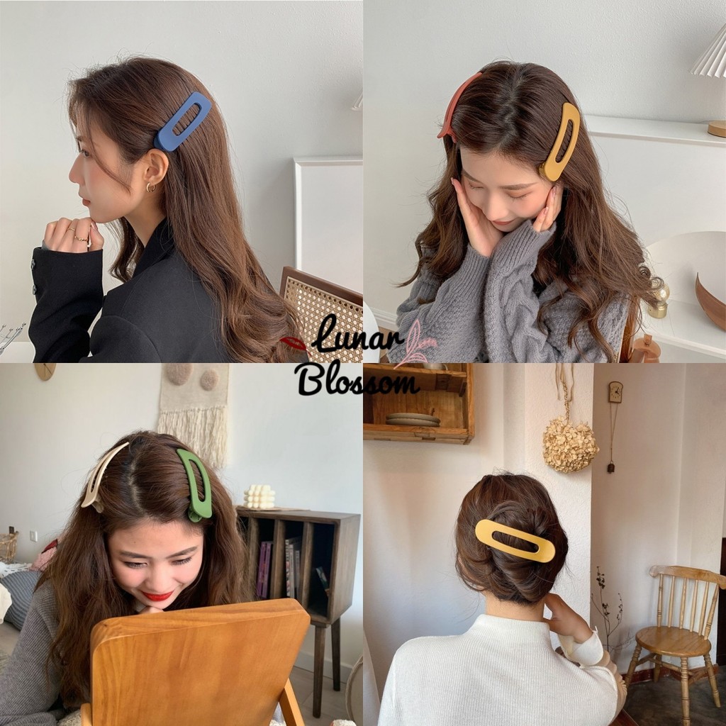 Lunar Blossom 🥰🥰 สร้อยคอ. สีโดพามีนหลากหลาย ขนาดใหญ่ กิ๊บติดผมหน้าม้าหัก หวานและน่ารัก ราคาถูกและทนทาน