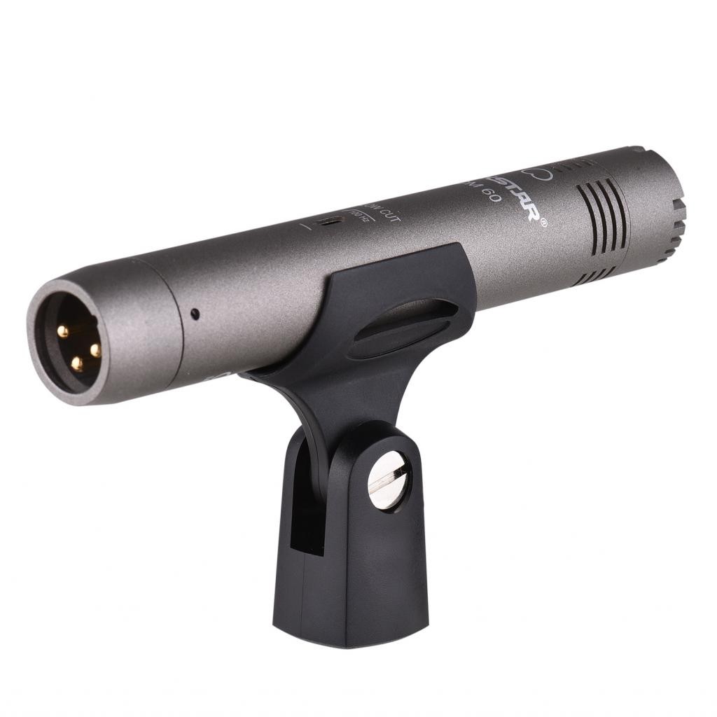 MusicalBase -th Qiuni -60 ไมโครโฟนคอนเดนเซอร์มืออาชีพ XLR CAIOID MIC 48V Phan Power Ply สำหรับ Studi