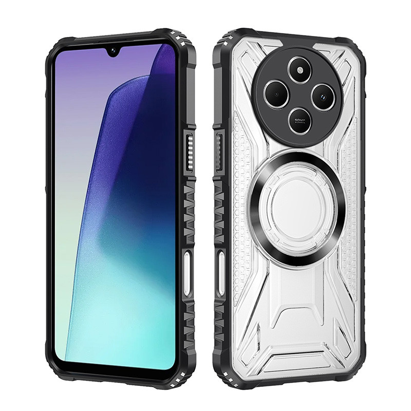 สําหรับ Xiaomi Poco C75 Hybrid Heavy Duty กันกระแทกเคสใส