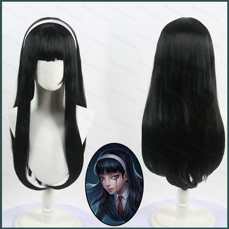 วิกผม Cosplay Tomie Kawakami จาก.Identity V ทนความร้อนได้ สไตล์อนิเมะ เหมาะสำหรับปาร์ตี้และHALOWEEN