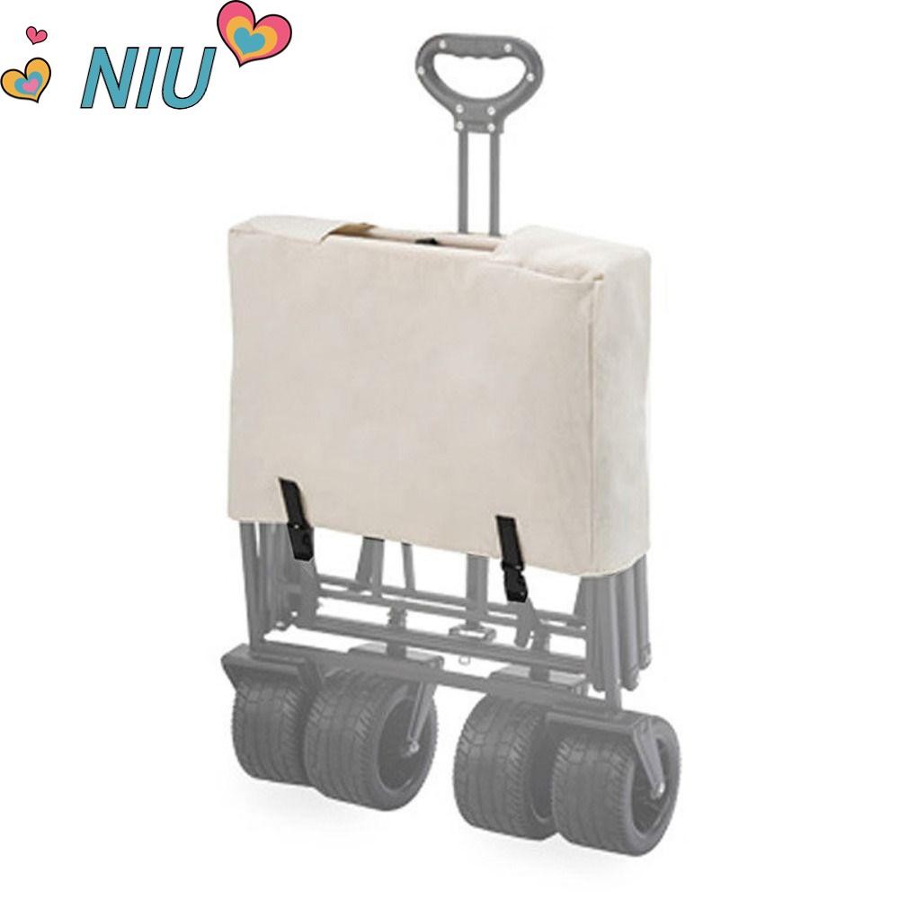 NIUYOUJS Camper ถุงเก็บฝุ่น,พับป้องกันแสงแดดรถเข็นกระเป๋า,ทนทานแบบพกพาพร้อมที่จับฝาครอบรถพ่วงสําหรับตั้งแคมป์กลางแจ้ง