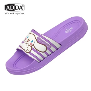 ADDA รุ่น 83G08-W1 (Size 4-6) Cinnamoroll รองเท้าแตะผู้หญิง พื้นนุ่ม ลายการ์ตูนน่ารัก Sanrio แท้
