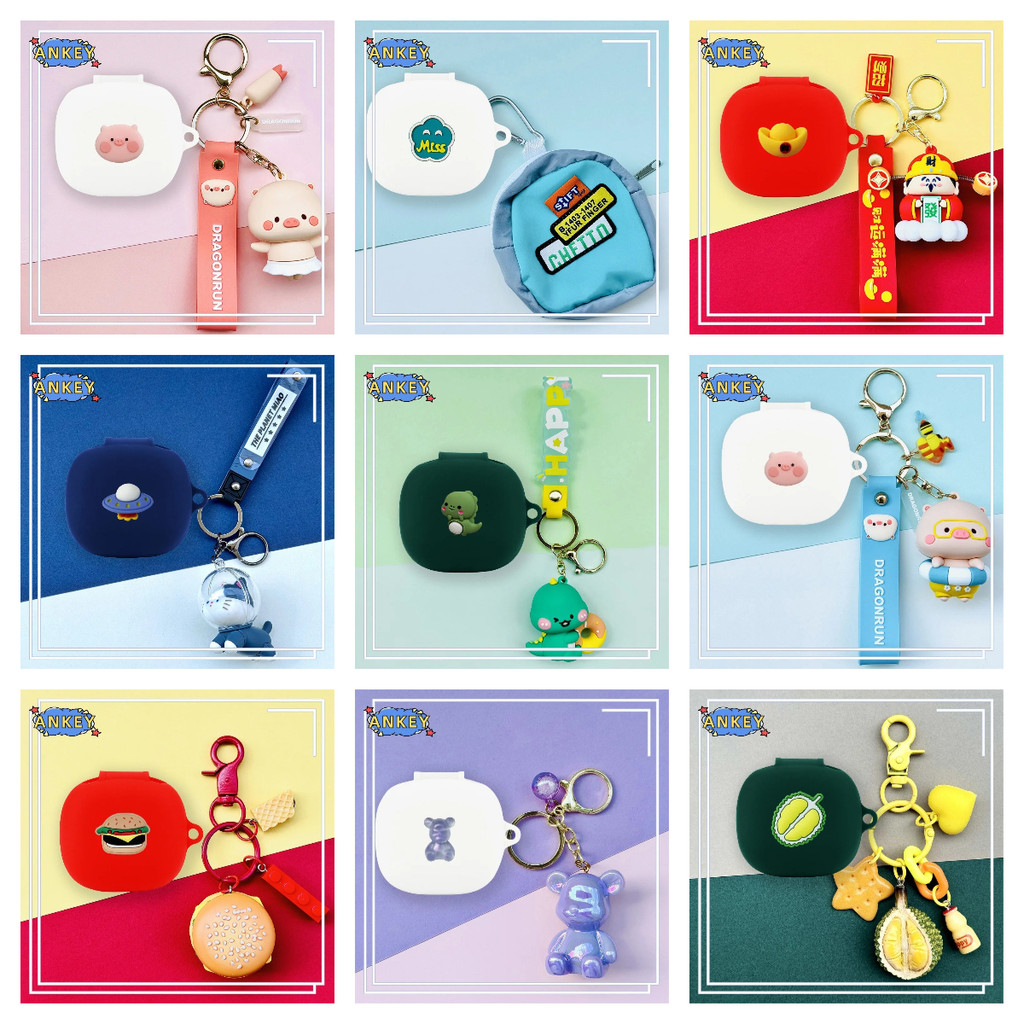 Case for Anker Soundcore Sport X20 Silicone Lovely Panda Earbuds Soft Protective Headphone Cover Hea