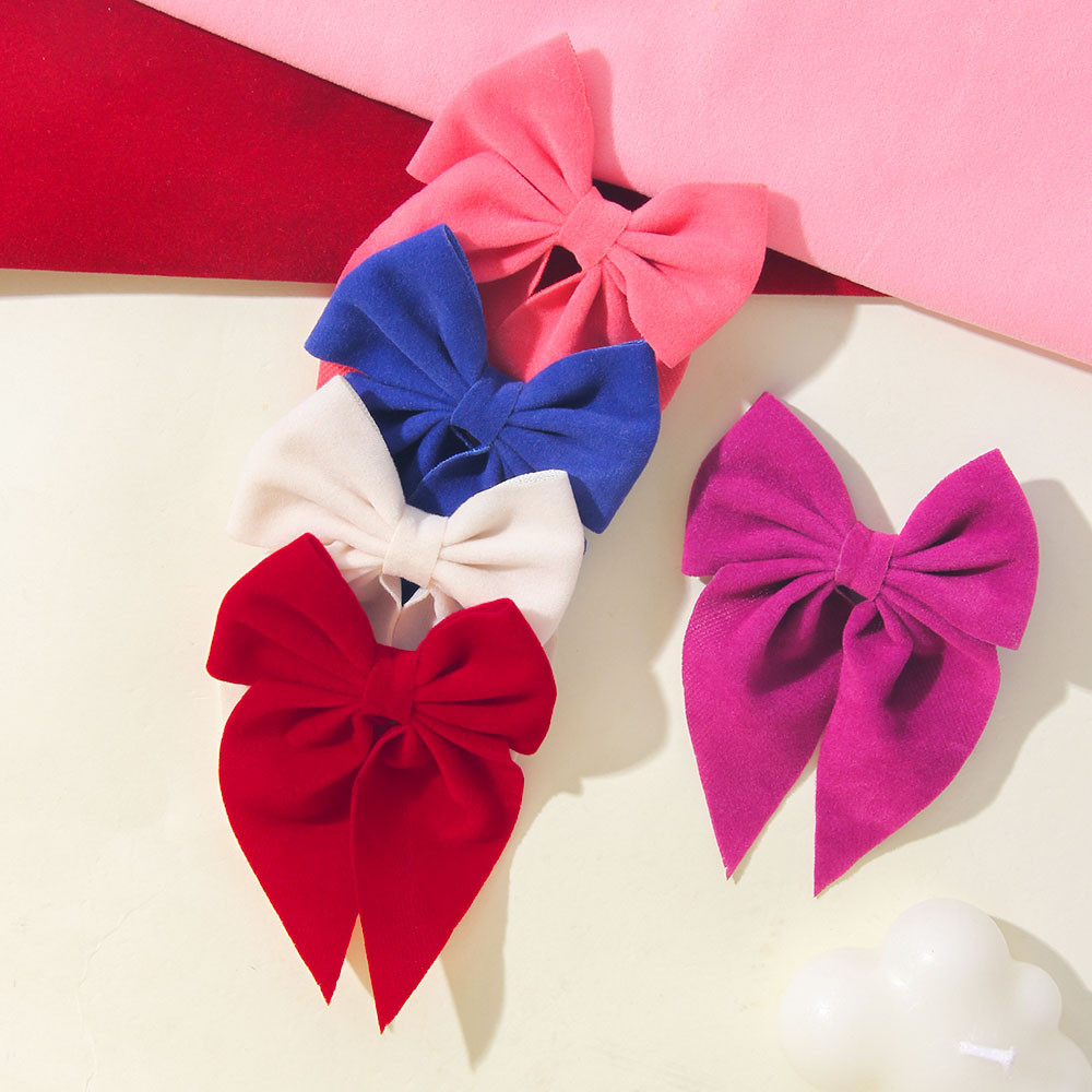 1พีซี  โบวผ้าสีมาคารอนสวย, หวานและน่ารัก, มีสไตล์วิทยาลัย, โบวผมเด็ก - รูปที่ 5