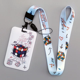 กล่องใส่บัตรอาหารนักเรียน อิน กล่องใส่บัตรประจําตัว บัตรวิทยาเขต น่ารัก โปร่งใส คู่ สไตล์ พวงกุญแจ รถบัส