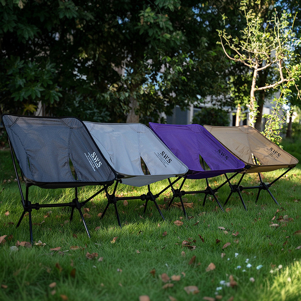 WELLHIKE เก้าอี้พับ Moon Chair ตั้งแคมป์ ตกปลา เก้าอี้พับเบาแรง 200kg   พกพาง่าย มีกระเป๋าหิ้ว สำหรับปิกนิก ทะเล แคมป์ปิ้ง