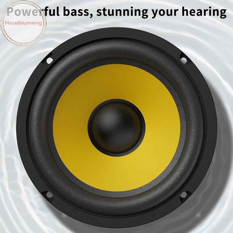 Houdoumeng 5/6/8/10 นิ้วลําโพงเบสรถ Coaxial ซับวูฟเฟอร์ HiFi เพลงความถี่เต็มรูปแบบรถสเตอริโอลําโพงสําหรับ Universal รถ Home Audio TH