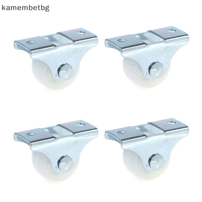 Kamembetbg 4 ชิ้น 1 นิ้วลิ้นชักล้อพลาสติกทิศทางล้อท่องเที่ยวเฟอร์นิเจอร์รอกขนาดเล็ก TH