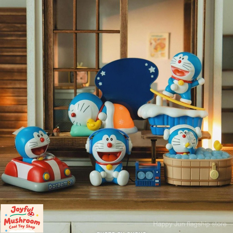 ของแท้ KFC Doraemon Series รูป Creative KFC Doraemon Co-Branded ของเล่นเดสก์ท็อปตกแต่งของขวัญวันเกิด