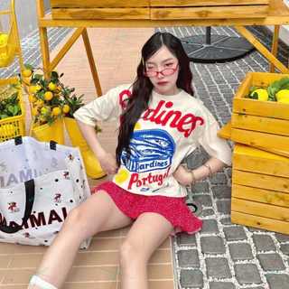 COD✅ (จัดส่งในกรุงเทพฯ) MAO Shop 🧸เสื้อยืดโอเวอร์ไซส์ Oversize ผ้าดิบ SHE รวมลาย เสื้อน่ารัก เสื้อหวานๆ