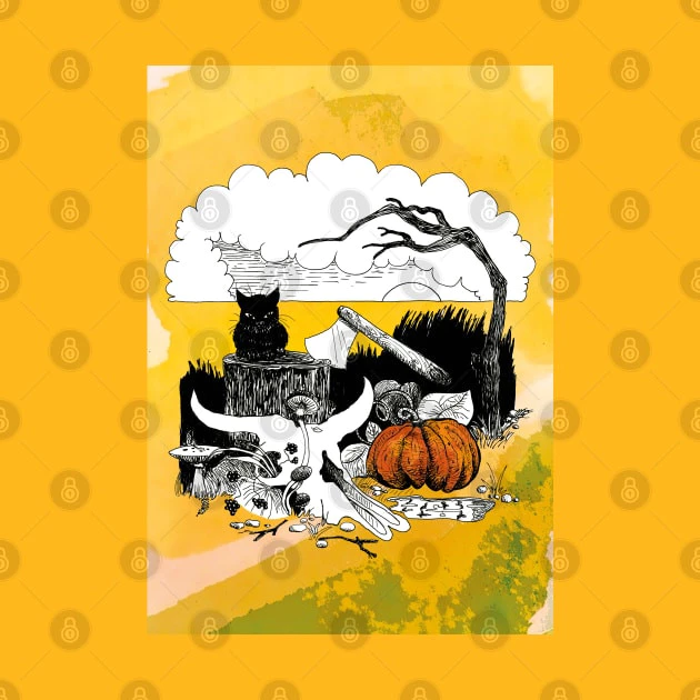 เสื้อยืด Vintage Halloween คอกลม Cotton 100% thumbnail 9