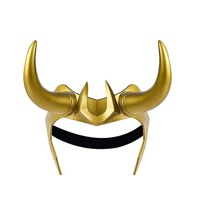 Thor: Ragnarok Loki หน้ากากคอสเพลย์หน้ากากน้ํายางหมวกกันน็อคสวมหน้ากากอุปกรณ์ประกอบฉากเครื่องแต่งกายฮาโลวีน