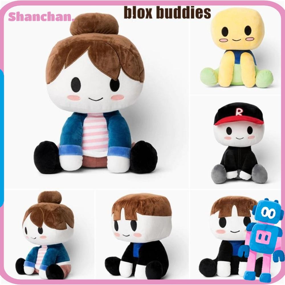 SHANCHAN ตุ๊กตากอดตุ๊กตา, Guest Buddy Ryan Plush Blox Buddies ของเล่นตุ๊กตา, วันเกิดนุ่มการ์ตูน Noob