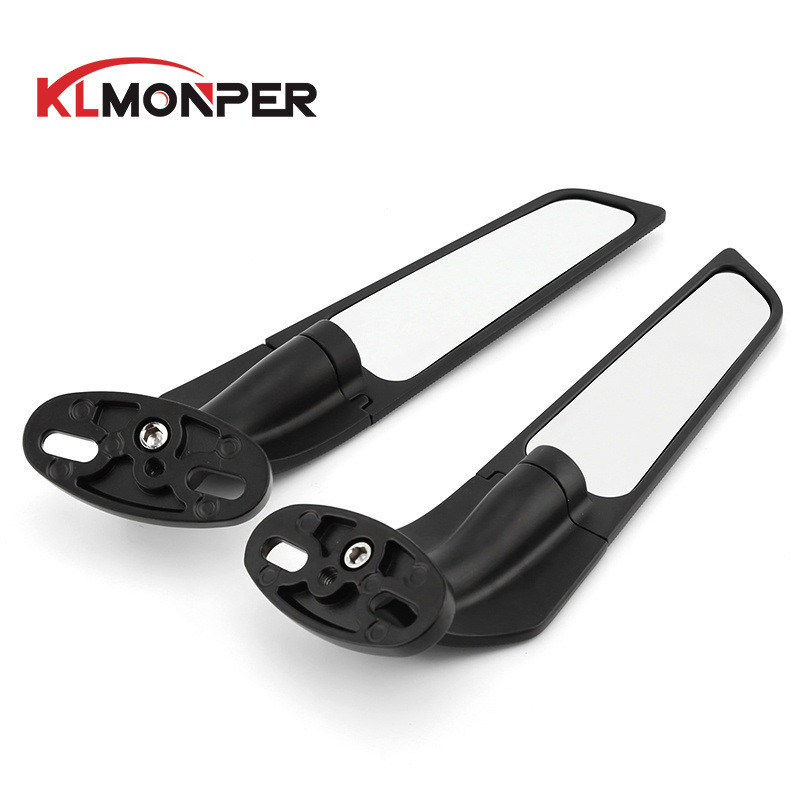 เหมาะสําหรับ Yamaha YZF R15 R25 R3 R1 R6 V2 V3 รถจักรยานยนต์ดัดแปลงคงที่ลมปีกกระจกมองหลัง