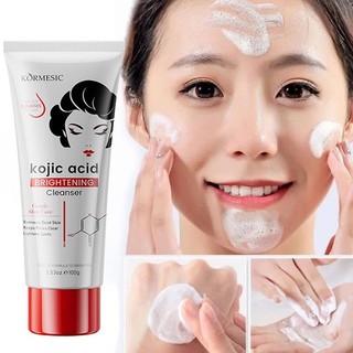 [BPOM] KORMESC Kojic Acid facial wash Pemutih Penghilang Flek Hitam Pembersih Wajah Pemutih Wajah 100g Deep Cleansing Oil Control Anti-Ance Deep Cleansing Oil Control Anti-Ance Pembersih Wajah Mencerahkan Facial Wash
