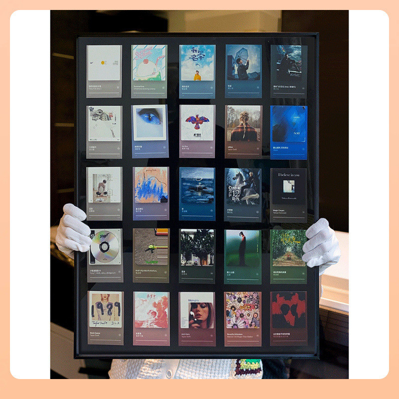 No Music Wall nfc Music Wall Photo Frame Music Photo Wall อัตโนมัติเล่นเพลง Photo Wall Music Photo