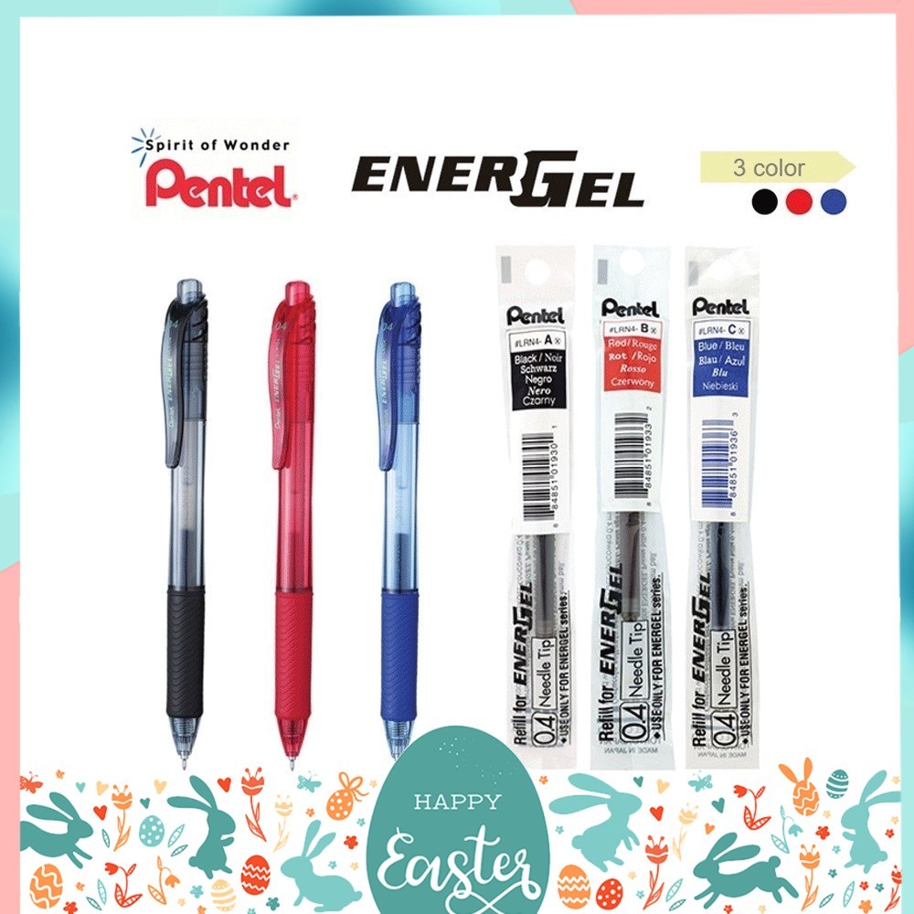 ปากกาเจล Pentel Energel X รุ่น BLN ขนาดหัว 0.4 0.5 และ 0.7 MM