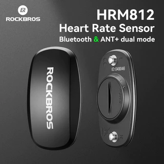 ROCKBROS HRM812 โมเดลตรวจวัดอัตราการเต้นหัวใจแบบบลูทูธและ ANT+ Dual Mode อายุการทำงานของแบตเตอรี่นานถึง 800 ชั่วโมง และกันน้ำได้
