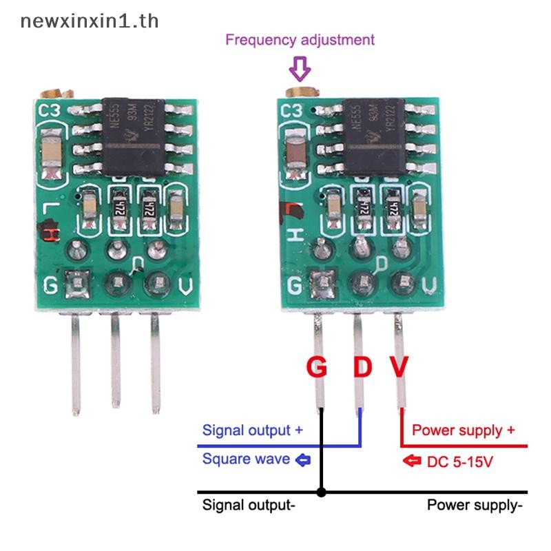 *NT* 50Hz-6Khz 0.8Hz-60Hz เครื่องกําเนิดสัญญาณแบบปรับได้ TP354 NE555 โมดูล Square Wave Pulse Generat