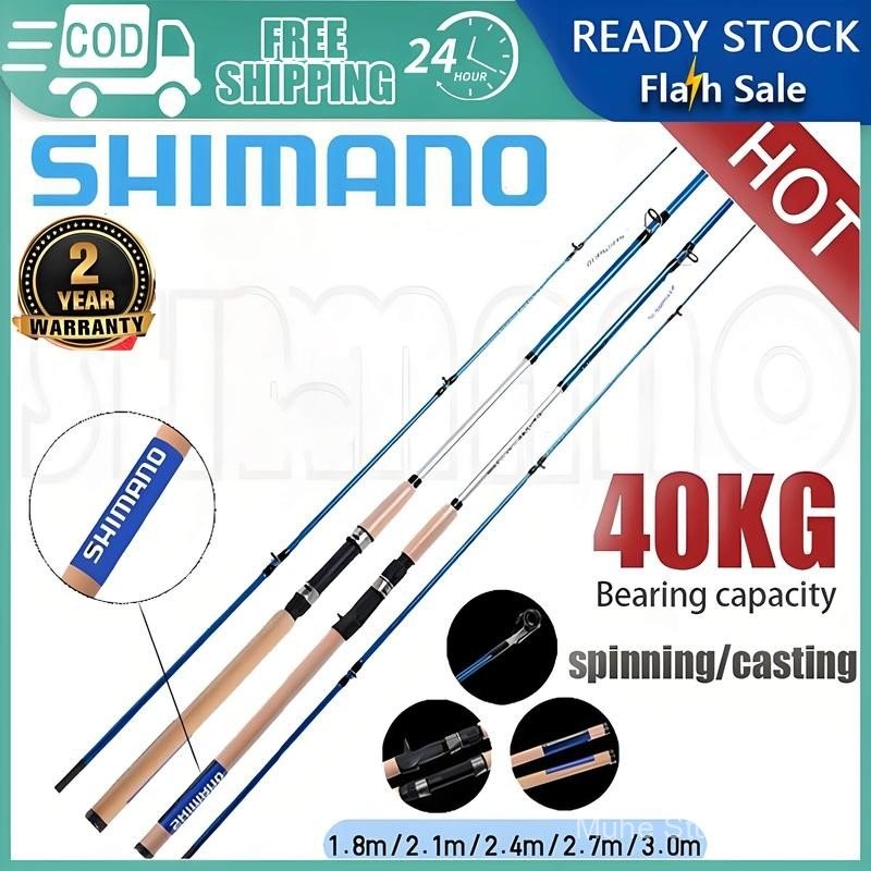 Shimano Rod Spinning Rod Fishing Rod Casting Rod Joran Pancing Fishing Rod MH Power Jigging Rod Bc R