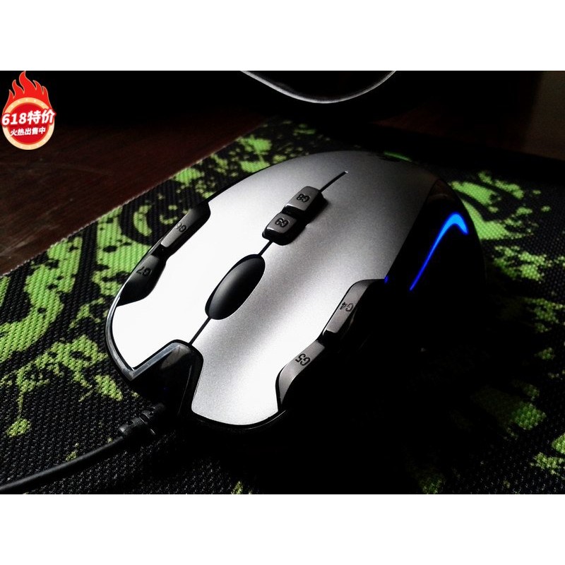 ซ่อมเมาส์ Logitech G300/G300S สําหรับสัมผัสทองคําเล็กน้อย Moved Never Combo ล้มเหลวแบบคลิกสองตัว