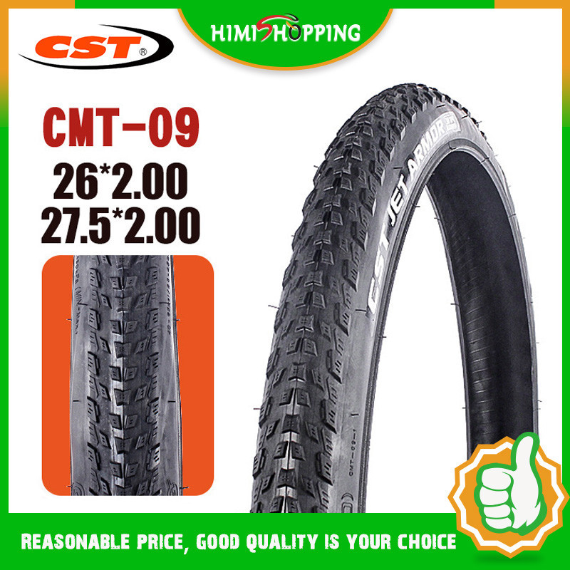 READY Stock1pc CST CMT-09 Tires MTB จักรยานยาง 26 นิ้ว 27.5 นิ้ว off-road ยาง 27.5X2.00 26X2.00 ไม่พ