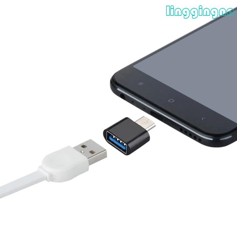 อะแดปเตอร์ RR TypeC เป็น USB สําหรับแท็บเล็ตและโทรศัพท์มือถือ 1 คู่การแปลงอินเทอร์เฟซอะแดปเตอร์ USB การส่งข้อมูล