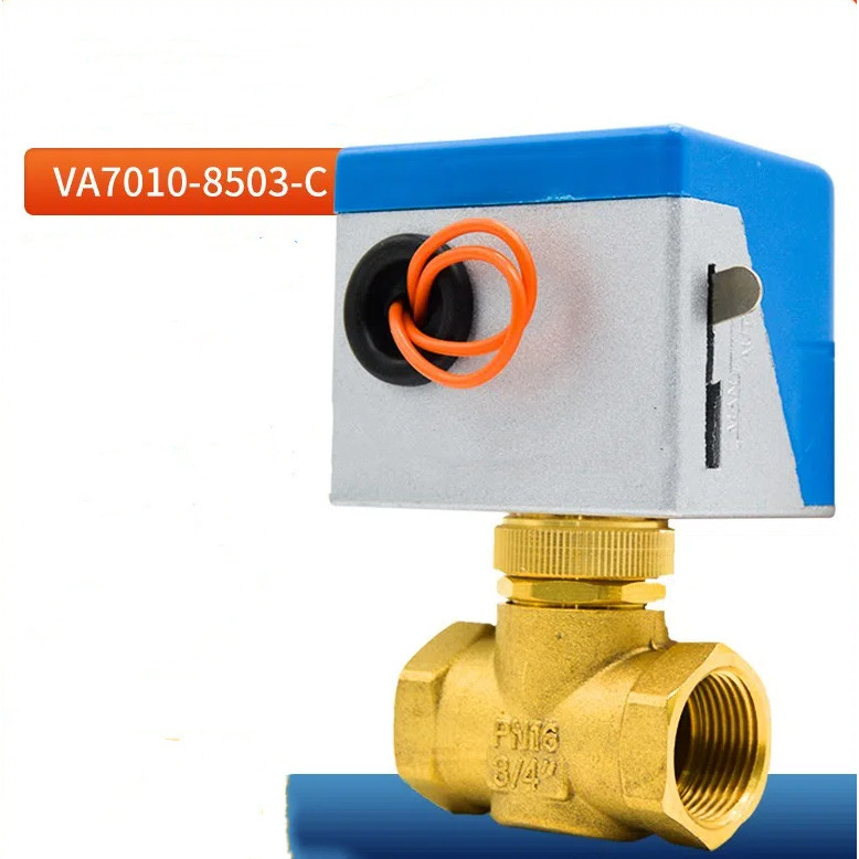 วาล์วสองทางไฟฟ้า VA7010-8503-c วาล์วสองทางไฟฟ้า DN20 โซลินอยด์วาล์ว 6 จุด