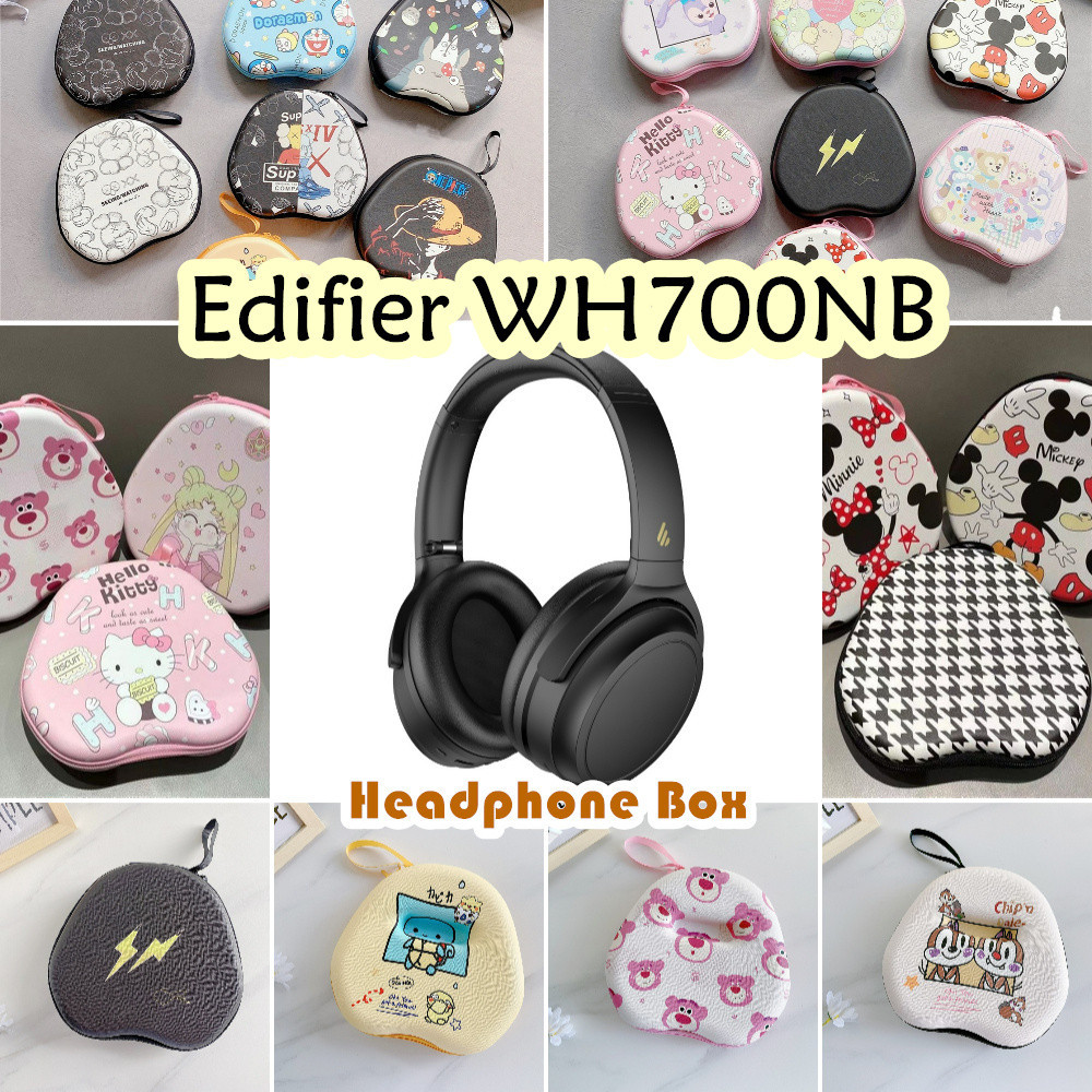 สต็อกพร้อม! สําหรับ Edifier WH700NB เคสหูฟังการ์ตูนสร้างสรรค์กระเป๋าเก็บชุดหูฟังกล่องปลอก