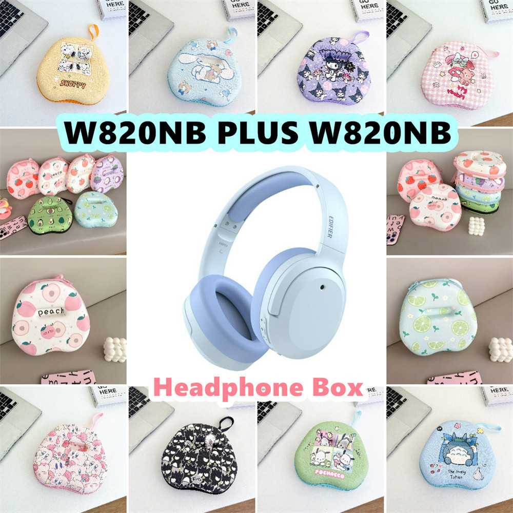 สต็อกพร้อม! สําหรับ Edifier W820NB PLUS W820NB เคสหูฟังการ์ตูนชุดหูฟังกระเป๋าเก็บปลอกกล่อง
