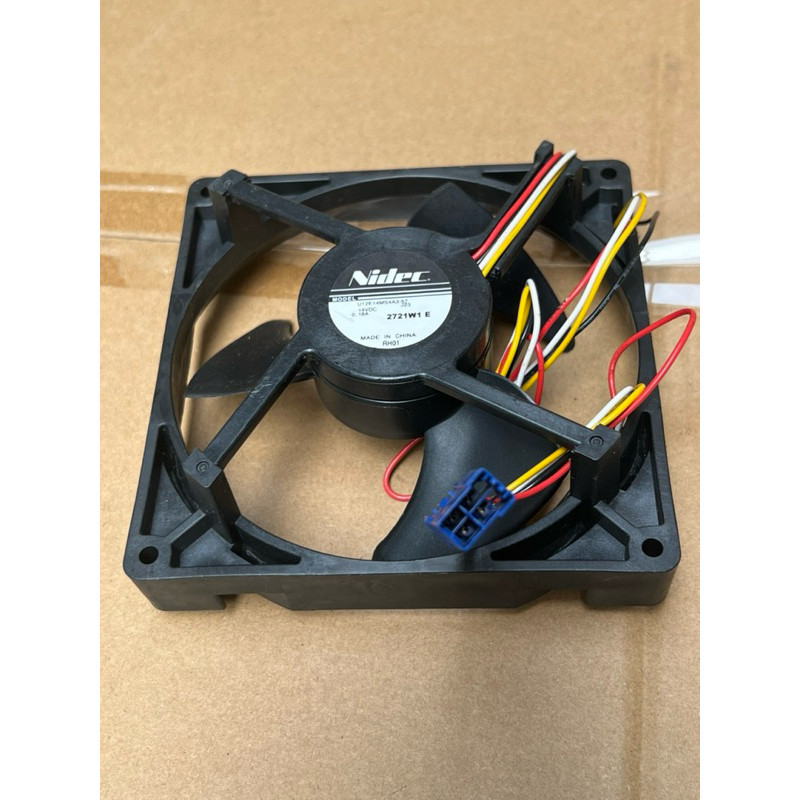 พัดลมตู้เย็นฮิตาชิแท้ (ขนาด5นิ้ว 14V DC./ 4สาย) อะไหล่ตู้เย็นแท้