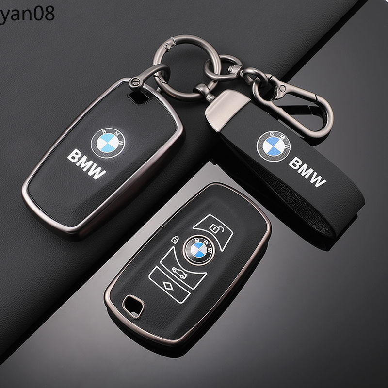 สําหรับ BMW F31 F20 F30 G20 F34 X3 F10 G30 F11 F25 X4 I3 M3 M4 1 3 5 Series TPU + หนังผู้ถือกุญแจรถอุปกรณ์เสริม