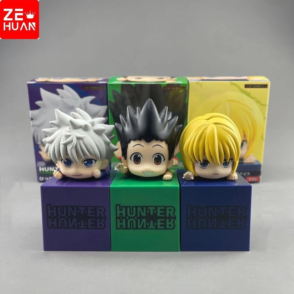 10 ซม.Hunter X Hunter ตัวเลขการกระทํา Killua Zoldyck Kurapika รูปน่ารัก GON FREECSS ตุ๊กตารุ่น Q Pvc คอลเลกชันของเล่นเด็ก