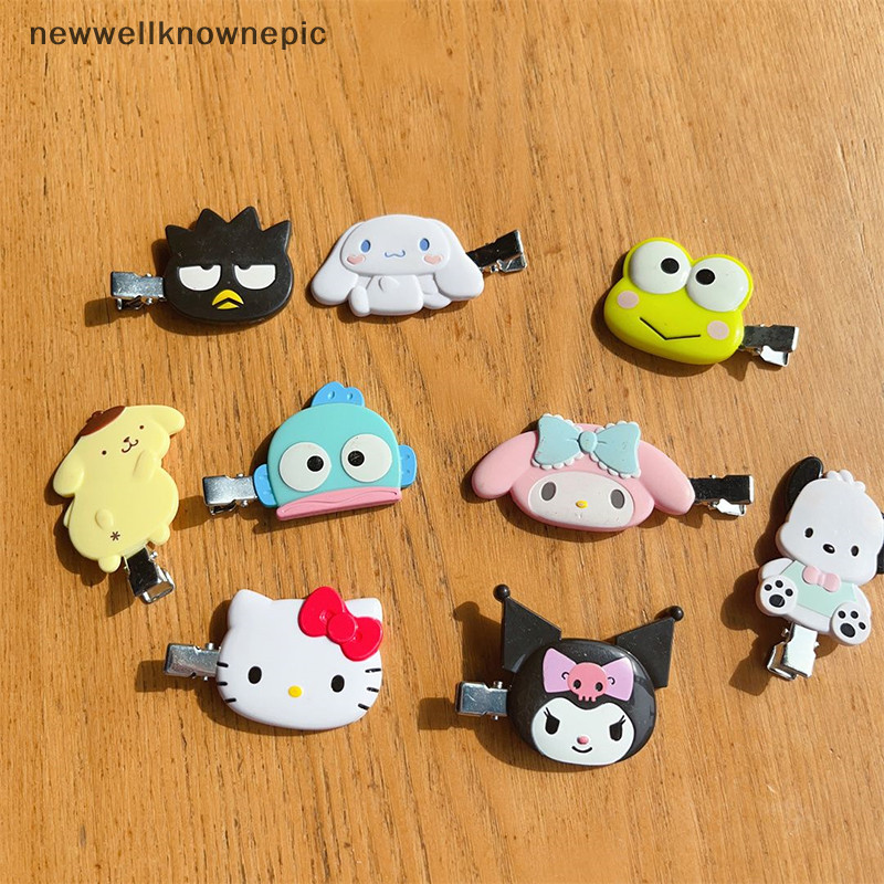 Newwellknownepic Kawaii Sanrio กิ๊บติดผมน่ารักการ์ตูน Hairpin Headwear น่ารักด้านข้าง Bang คลิปสําหรับสาวผู้หญิงอุปกรณ์เสริมผมของขวัญ TH