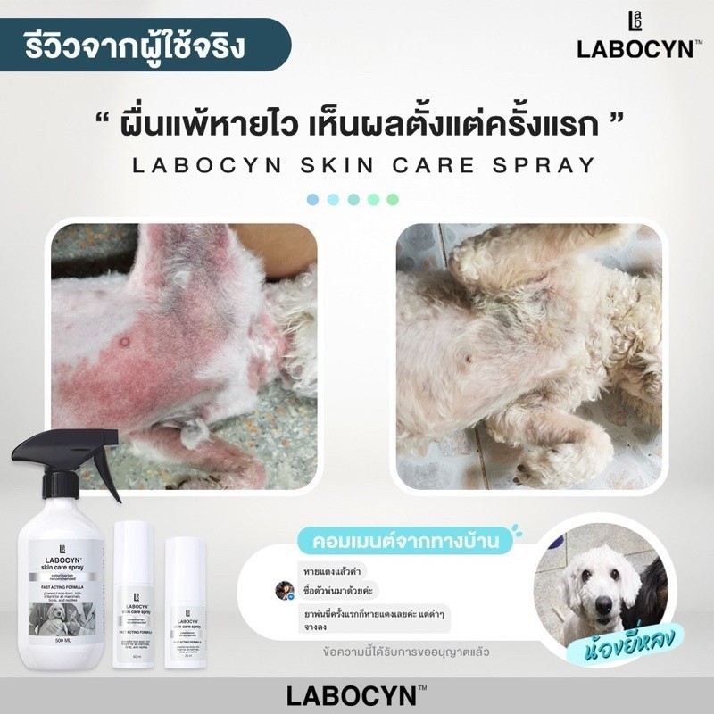 Labocyn Skin Care Spray สเปรย์ดูแลผิวหนัง ขนาด 25-50 ml (หมดอายุ 02/2027) - รูปที่ 4